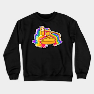 LGBT Pride Waffles - Gay Rainbow Crewneck Sweatshirt